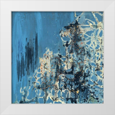 Treading Water III White Modern Wood Framed Art Print by PI Galerie