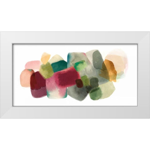 Promises I White Modern Wood Framed Art Print by PI Galerie