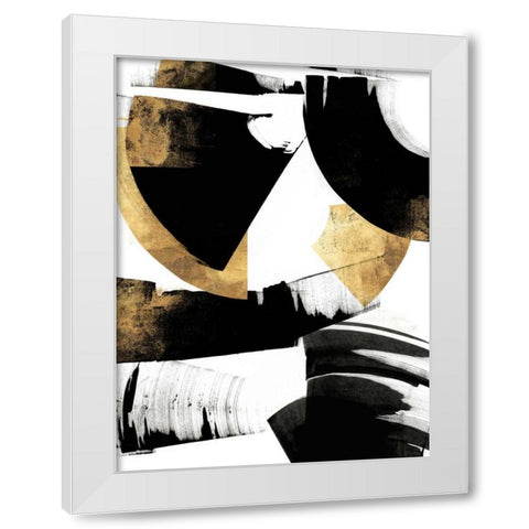 Art Deco II White Modern Wood Framed Art Print by PI Studio