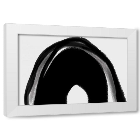 Edges I White Modern Wood Framed Art Print by PI Galerie