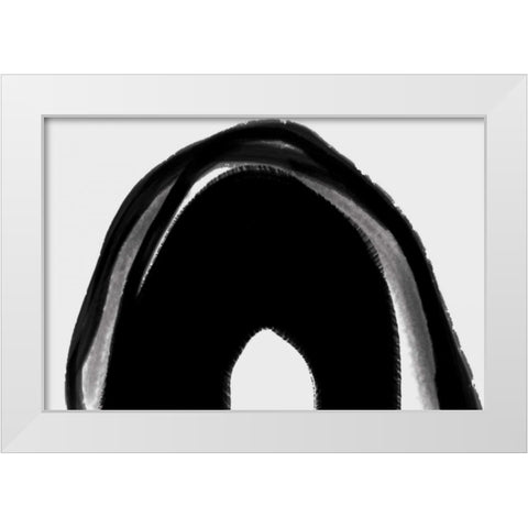 Edges I White Modern Wood Framed Art Print by PI Galerie