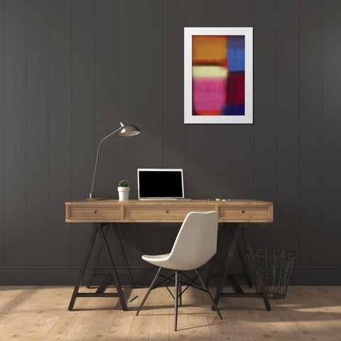 Remind Me IV White Modern Wood Framed Art Print by PI Galerie