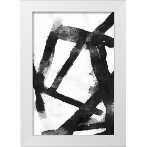 Gestures II White Modern Wood Framed Art Print by PI Galerie