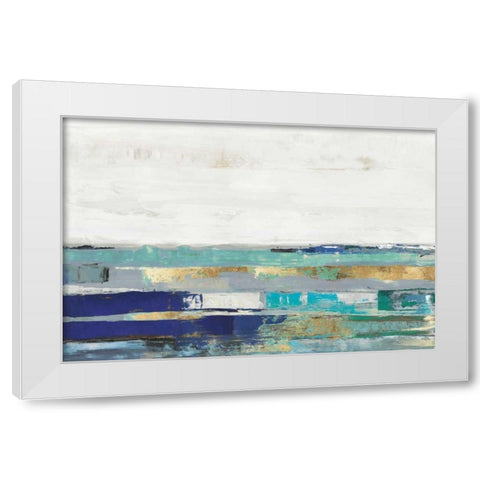 Way to Go White Modern Wood Framed Art Print by PI Studio