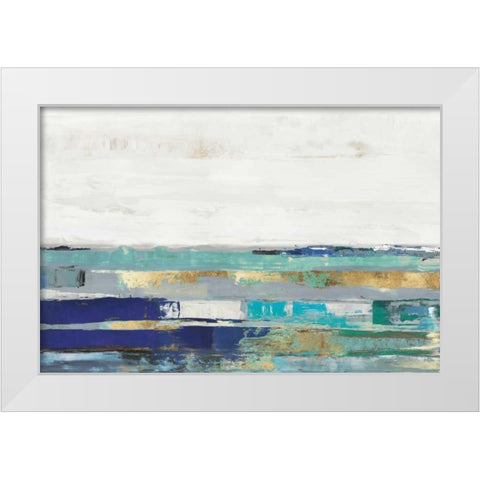 Way to Go White Modern Wood Framed Art Print by PI Studio