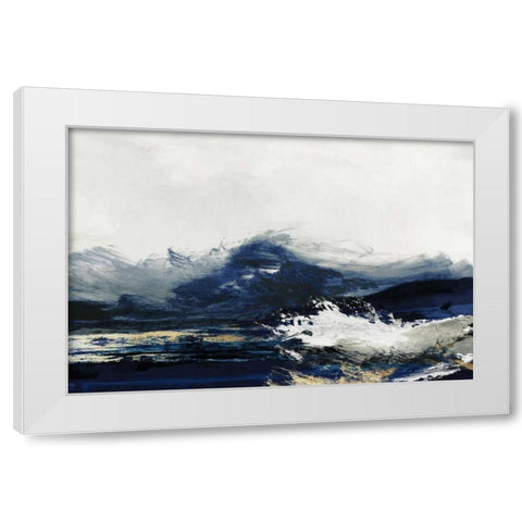 Water White Modern Wood Framed Art Print by PI Studio