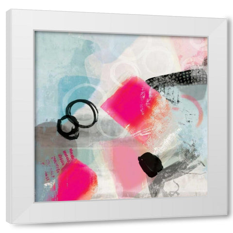 Rush  White Modern Wood Framed Art Print by PI Studio