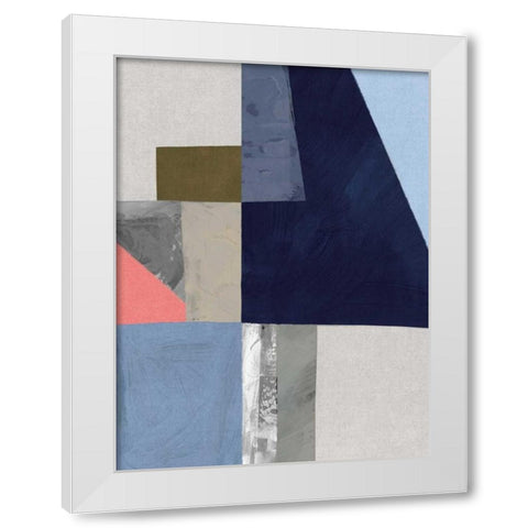 Alternative I White Modern Wood Framed Art Print by PI Studio