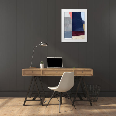 Alternative IV White Modern Wood Framed Art Print by PI Studio