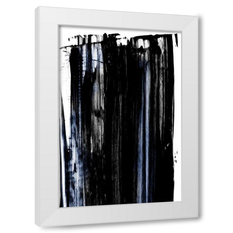 Squeegee I White Modern Wood Framed Art Print by PI Studio