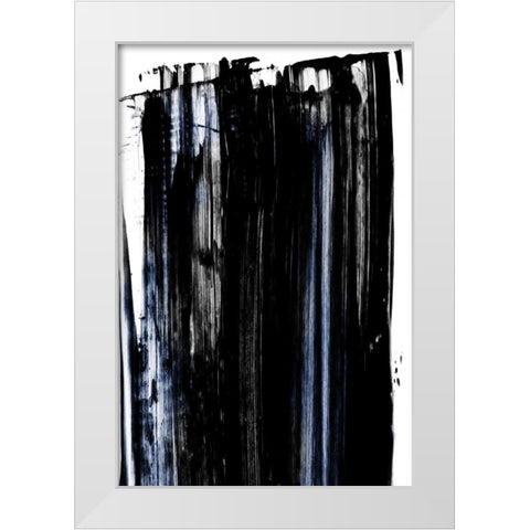 Squeegee I White Modern Wood Framed Art Print by PI Studio