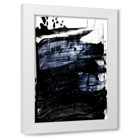 Squeegee II White Modern Wood Framed Art Print by PI Studio