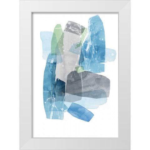 Sky Composition II White Modern Wood Framed Art Print by PI Studio