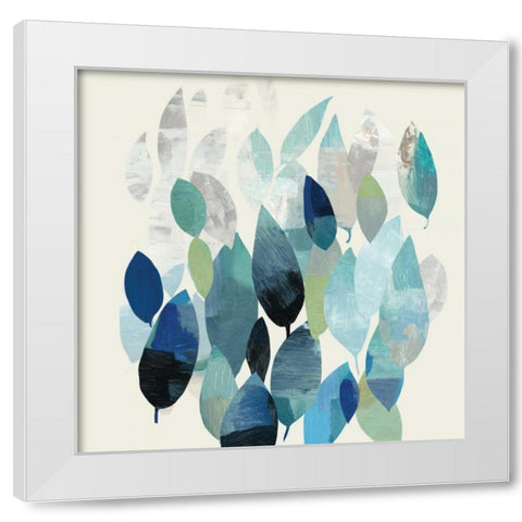 Leaf Mural I White Modern Wood Framed Art Print by PI Studio