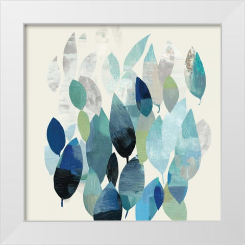 Leaf Mural I White Modern Wood Framed Art Print by PI Studio