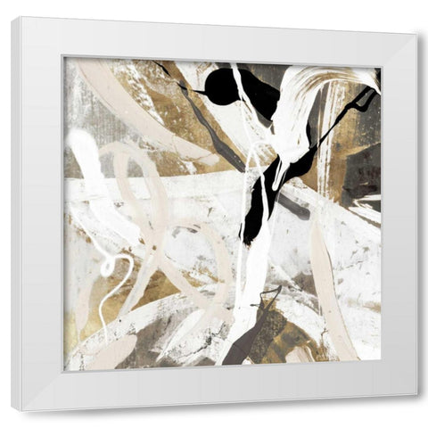 Tangled IV White Modern Wood Framed Art Print by PI Studio