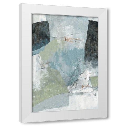 Balanced Neutral I White Modern Wood Framed Art Print by PI Studio