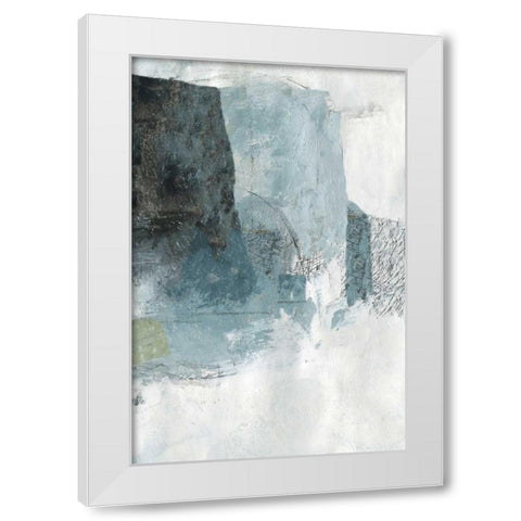 Balanced Neutral II White Modern Wood Framed Art Print by PI Studio