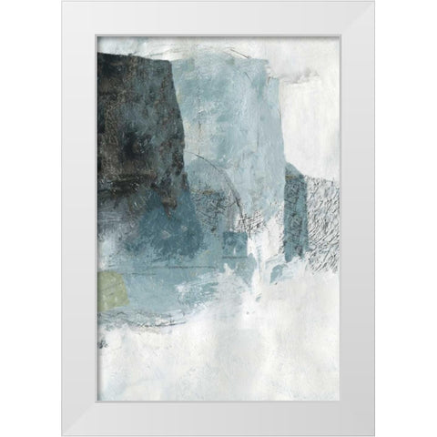 Balanced Neutral II White Modern Wood Framed Art Print by PI Studio