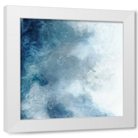 Watercolor Stain II White Modern Wood Framed Art Print by PI Studio