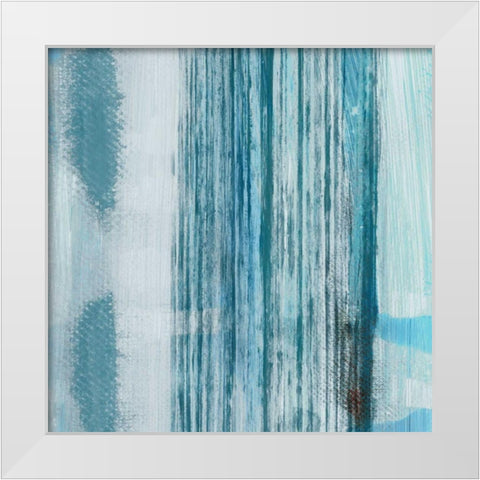 Unswerving II White Modern Wood Framed Art Print by PI Studio