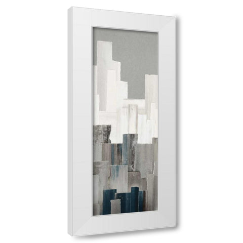 Ripped City II White Modern Wood Framed Art Print by PI Studio