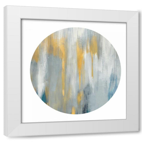 Moon II White Modern Wood Framed Art Print by PI Studio