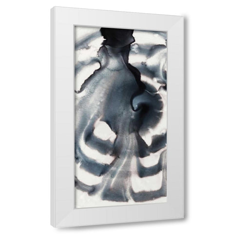 Intention I White Modern Wood Framed Art Print by PI Studio