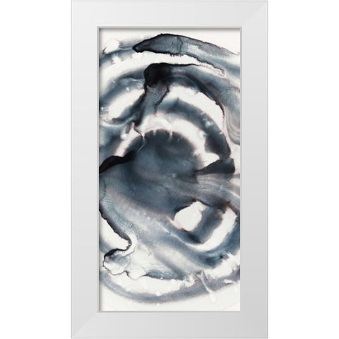 Intention II White Modern Wood Framed Art Print by PI Studio