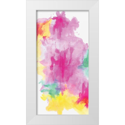 Liquified I White Modern Wood Framed Art Print by PI Studio