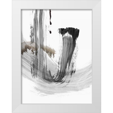 A Loner I White Modern Wood Framed Art Print by PI Studio