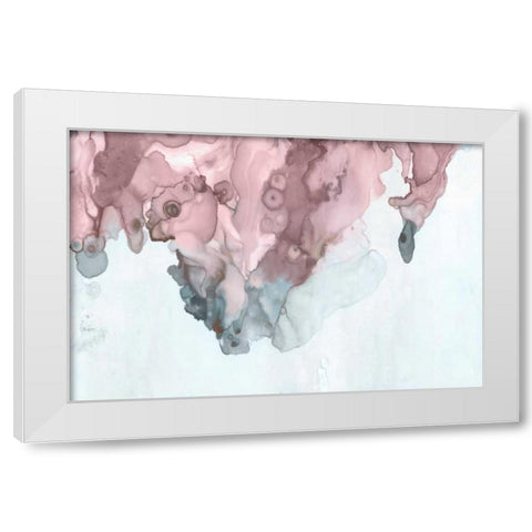 Bubblegum Pink II White Modern Wood Framed Art Print by PI Studio