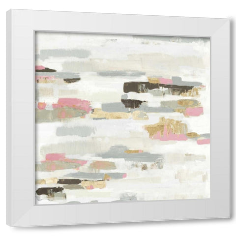 Visible Horizons I White Modern Wood Framed Art Print by PI Studio