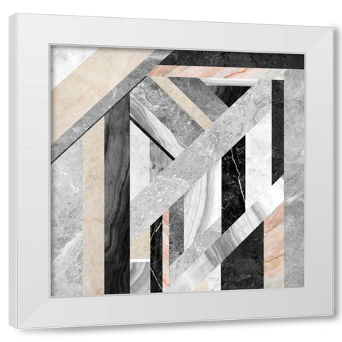 Paradox II White Modern Wood Framed Art Print by PI Studio