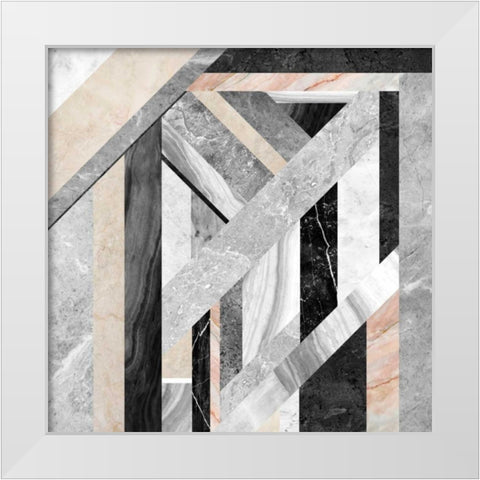 Paradox II White Modern Wood Framed Art Print by PI Studio