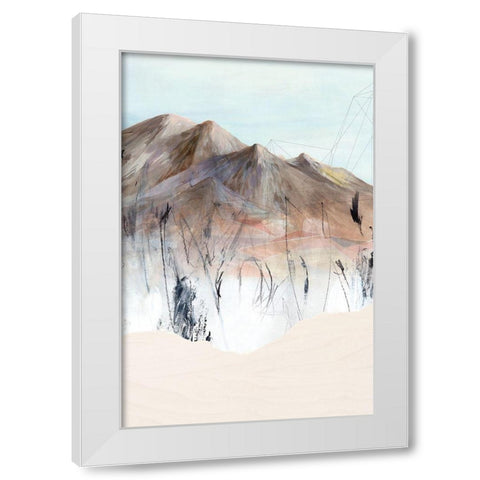 Deserted Mountain I White Modern Wood Framed Art Print by PI Studio