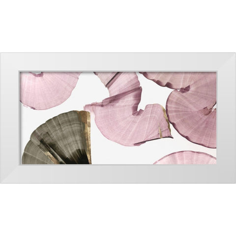 Silk Streams II White Modern Wood Framed Art Print by PI Studio