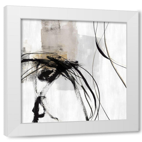 Ocular II White Modern Wood Framed Art Print by PI Studio