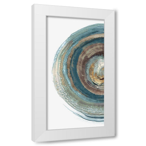 Into the Dark I  White Modern Wood Framed Art Print by PI Studio