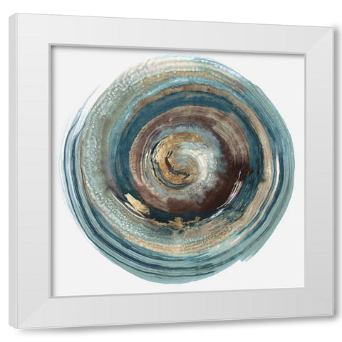 Into the Dark II  White Modern Wood Framed Art Print by PI Studio