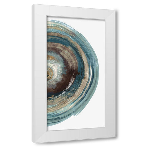 Into the Dark III  White Modern Wood Framed Art Print by PI Studio