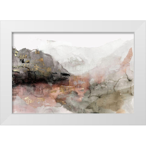 Vanished  White Modern Wood Framed Art Print by PI Studio