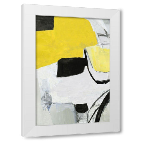 Valiant I  White Modern Wood Framed Art Print by PI Gallerie