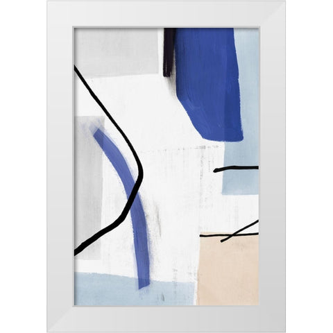 Coherence II  White Modern Wood Framed Art Print by PI Studio