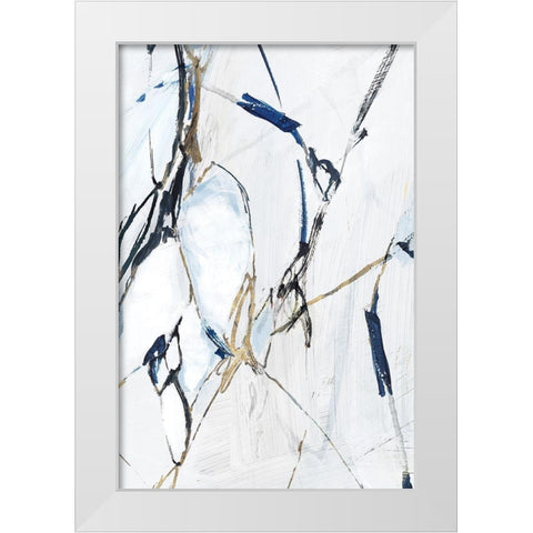 Moonstruck II  White Modern Wood Framed Art Print by PI Studio