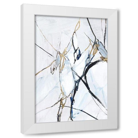 Moonstruck III  White Modern Wood Framed Art Print by PI Studio