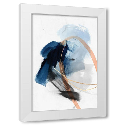 Foreshadow II  White Modern Wood Framed Art Print by PI Studio