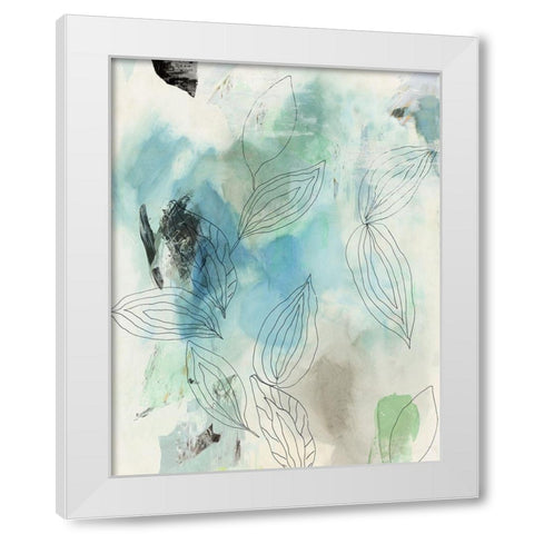 Bloomer I White Modern Wood Framed Art Print by PI Studio