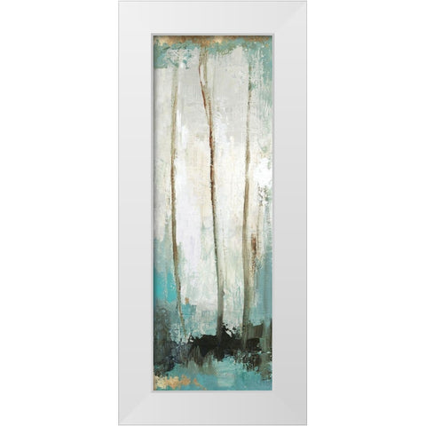 Stand Next to Me II  White Modern Wood Framed Art Print by PI Studio