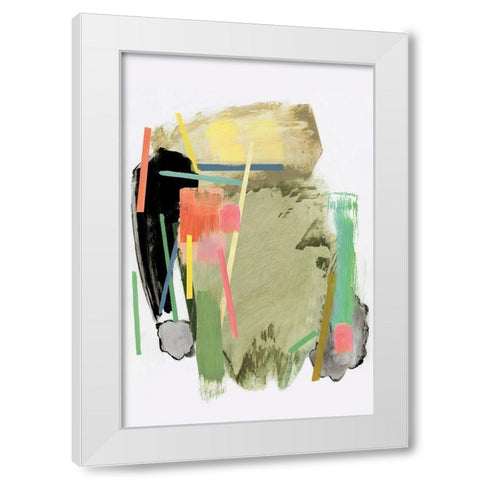 Placebo I  White Modern Wood Framed Art Print by PI Studio